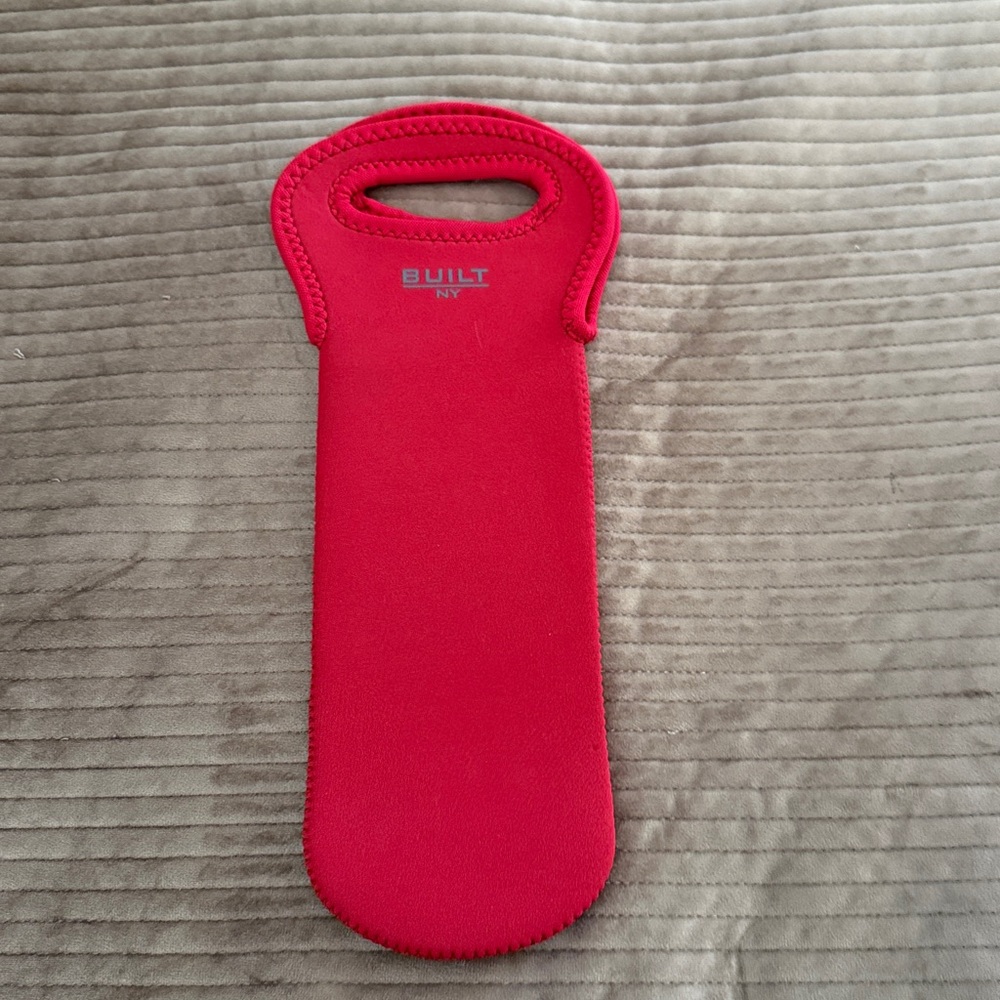 Built NYC Cherry Red Neoprene Wine Bottle Carrier
